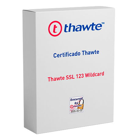 Certificado Thawte SSL 123 Wildcard